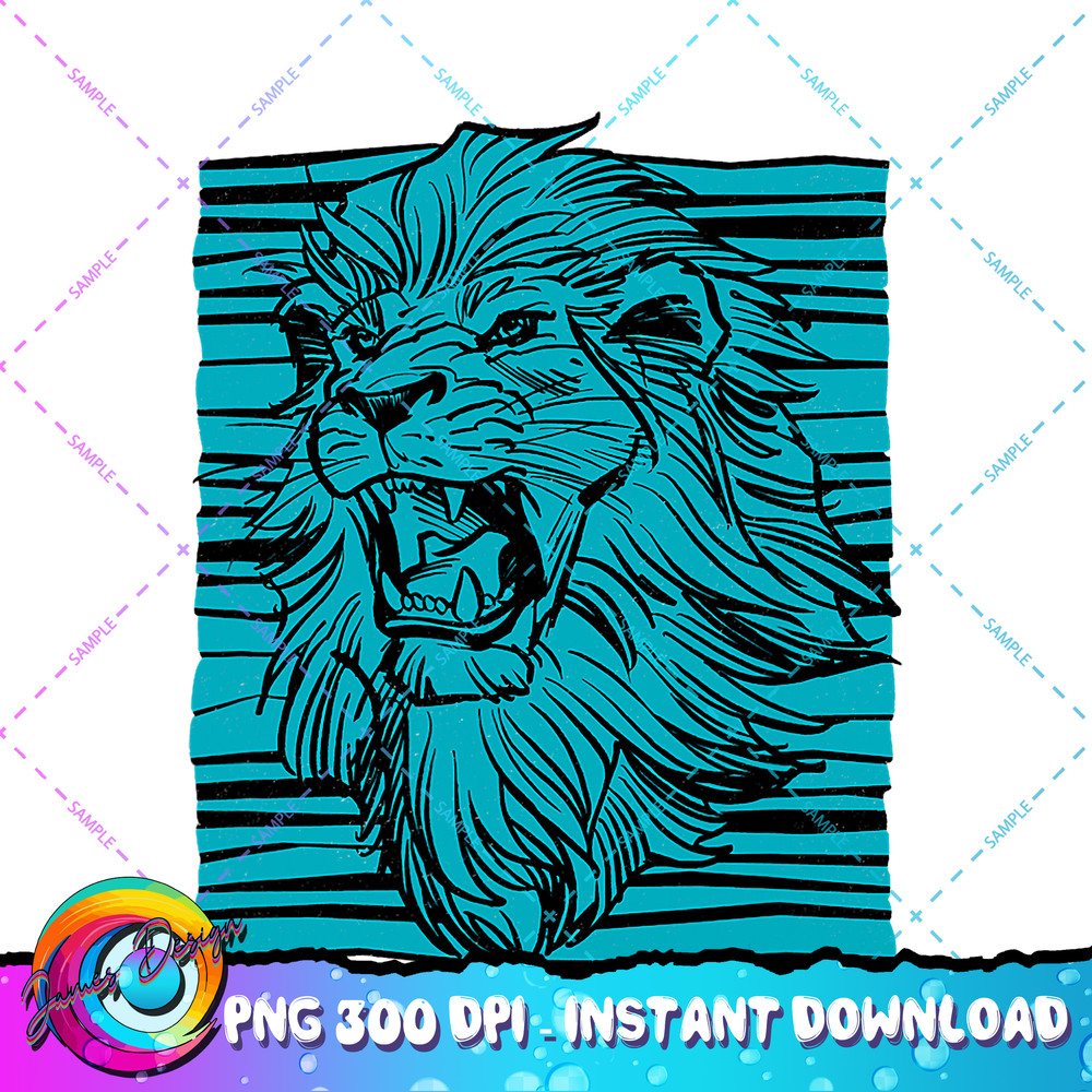 Disney The Lion King Simba Roar Stripes Live Action PNG Download.jpg