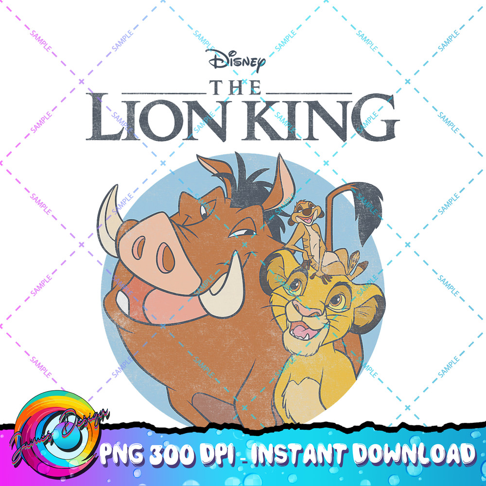 Disney The Lion King Timon Pumbaa & Simba Portrait Logo PNG Download.jpg