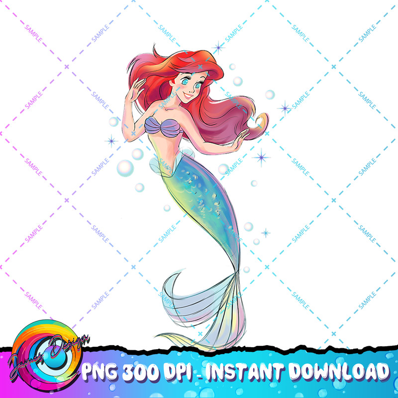 Disney The Little Mermaid 30th Anniversary Ariel PNG Download.jpg