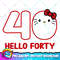 Happy Birthday Kitty, Cute Hello Forty Bday 40th Kawaii Gift PNG Download copy.jpg