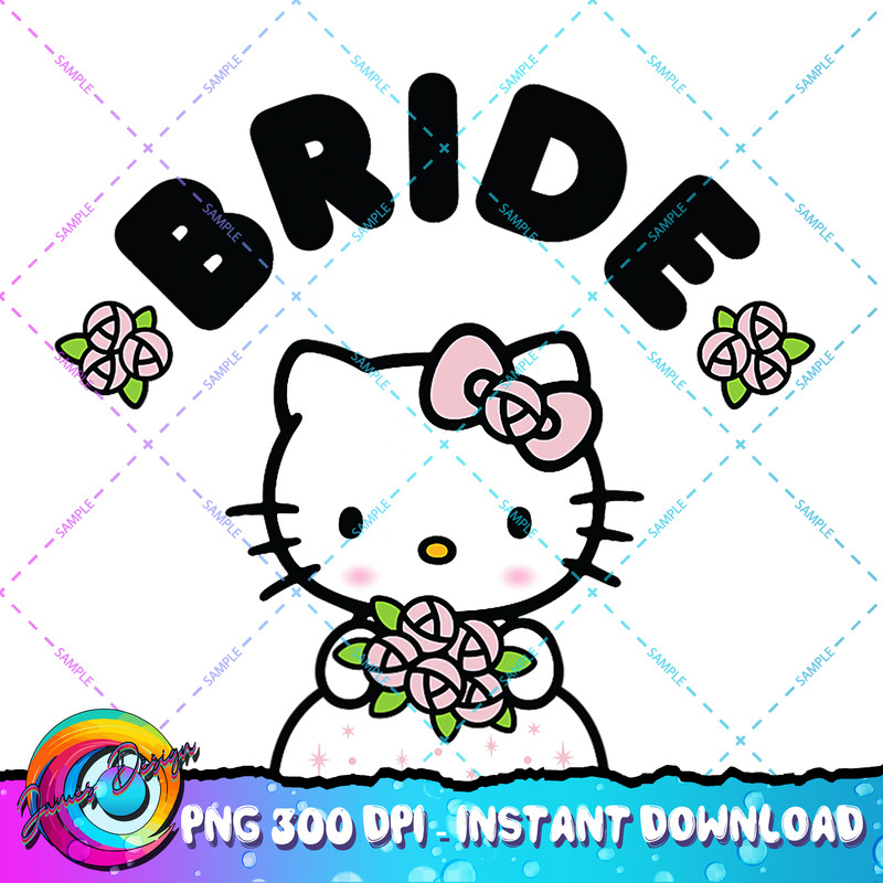 Hello Kitty Bride in Wedding Dress Bridal Wedding PNG Download copy.jpg