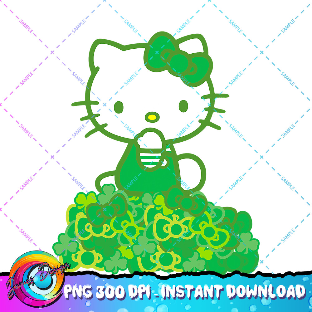 Hello Kitty Green Bows and Clovers PNG Download copy.jpg