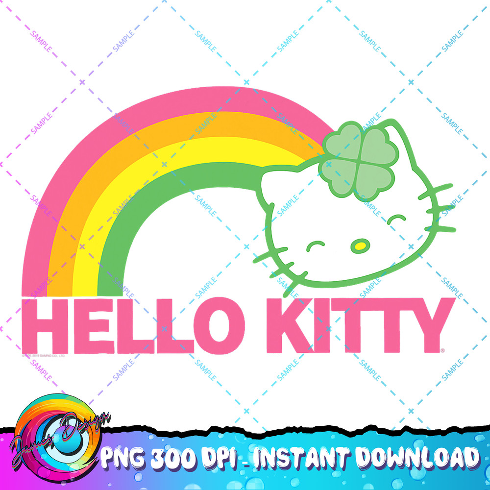 Hello Kitty St. Patrick s Rainbow PNG Download copy.jpg