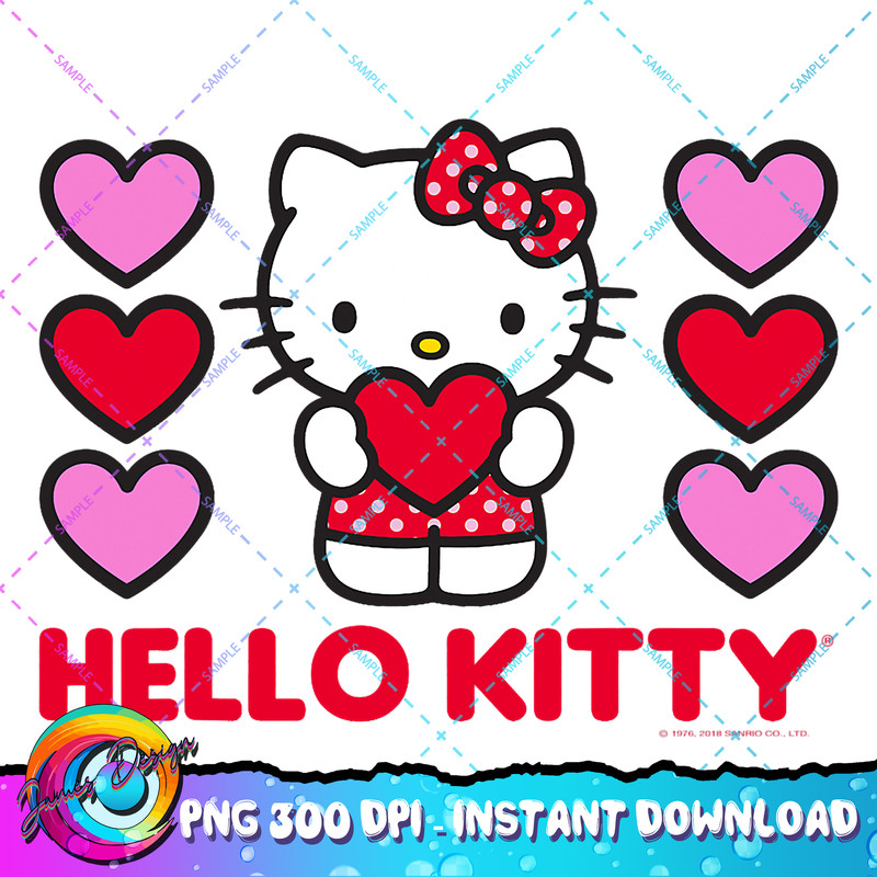 Hello Kitty Valentine Hearts Shirt copy.jpg