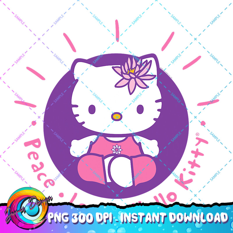 Hello Kitty Yoga Peace Love Lotus Meditation PNG Download copy.jpg