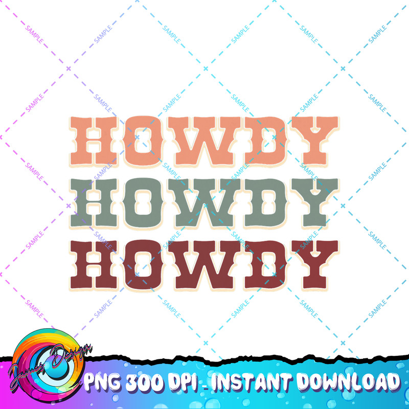 Howdy Cowboy Shirt Western Rodeo Southern Country Cowgirl PNG Download.jpg