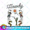Howdy Cowboy Skeleton Dancing Country Girl Western PNG Download.jpg