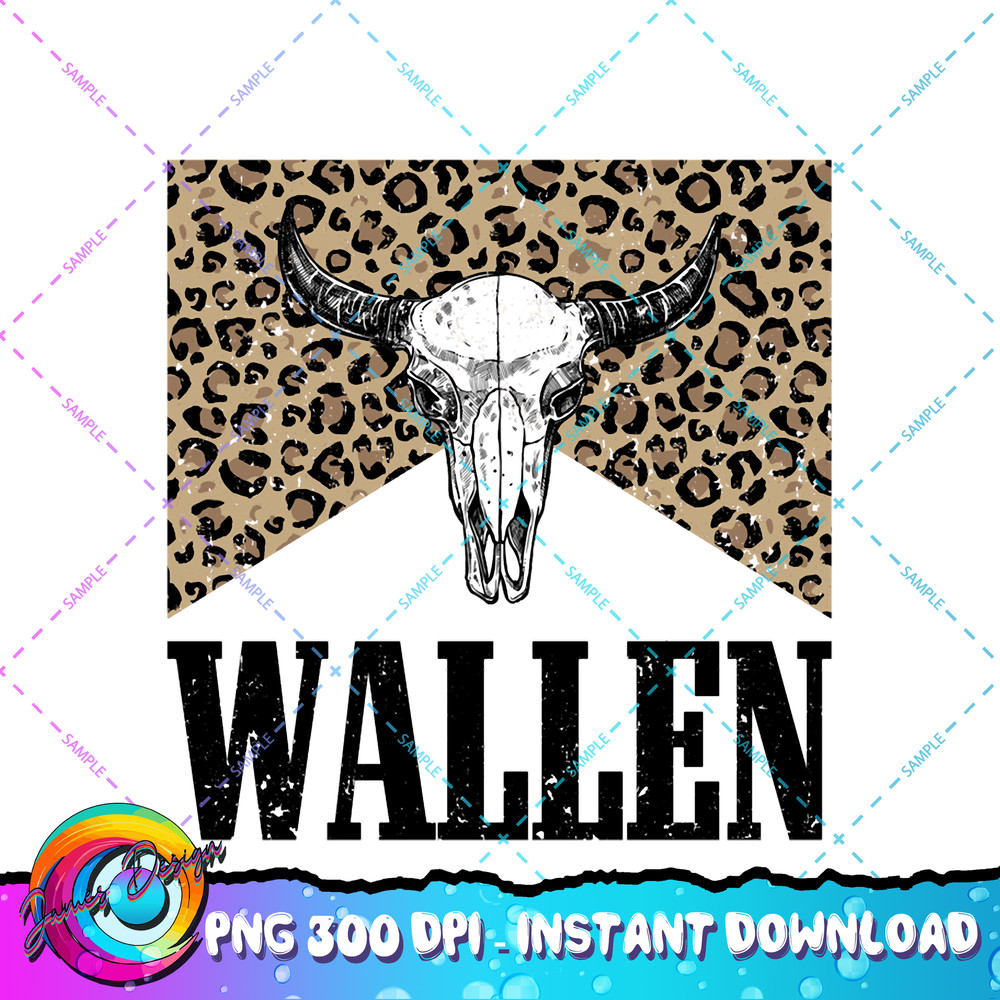 Leopard Wallen Western Cow Skull Shirt Merch Cute Outfit Pullover Hoodie copy.jpg