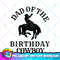 Mens Dad of the Birthday Cowboy Western Rodeo Party Matching PNG Download.jpg