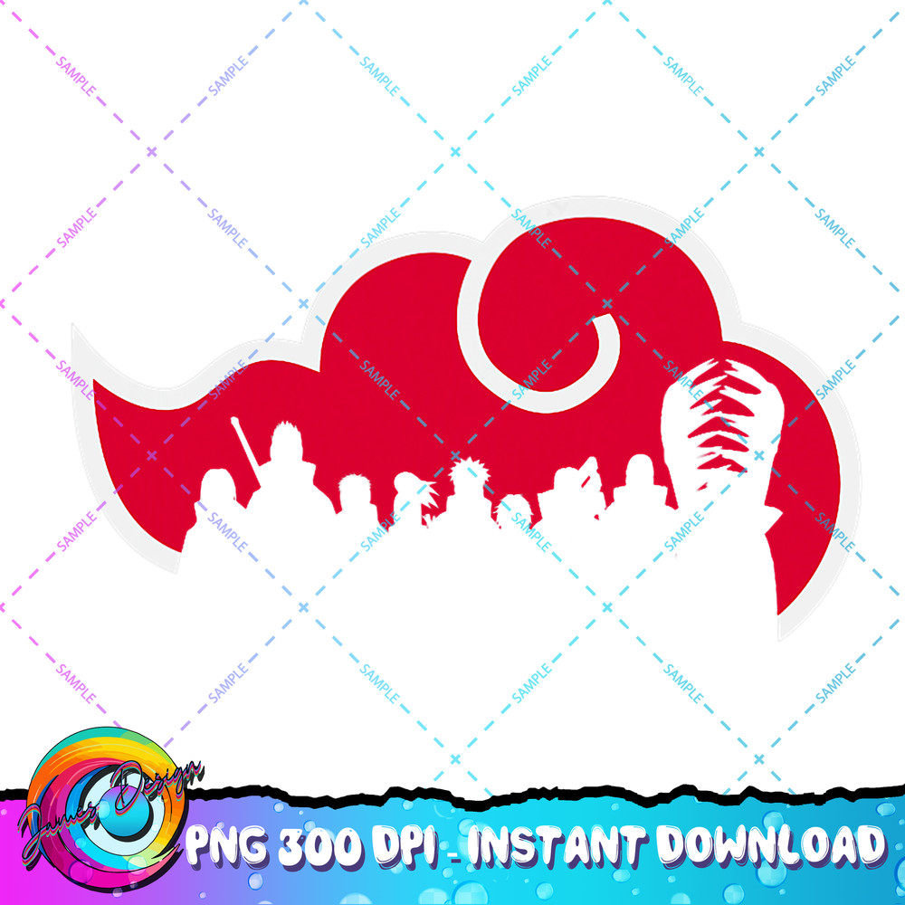Naruto Shippuden Akatsuki Silhouette PNG Download.jpg