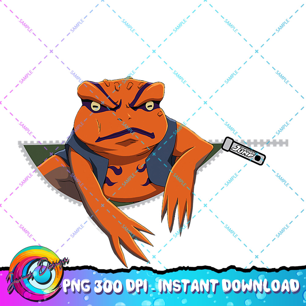 Naruto Shippuden Gamakichi Zipper PNG Download.jpg