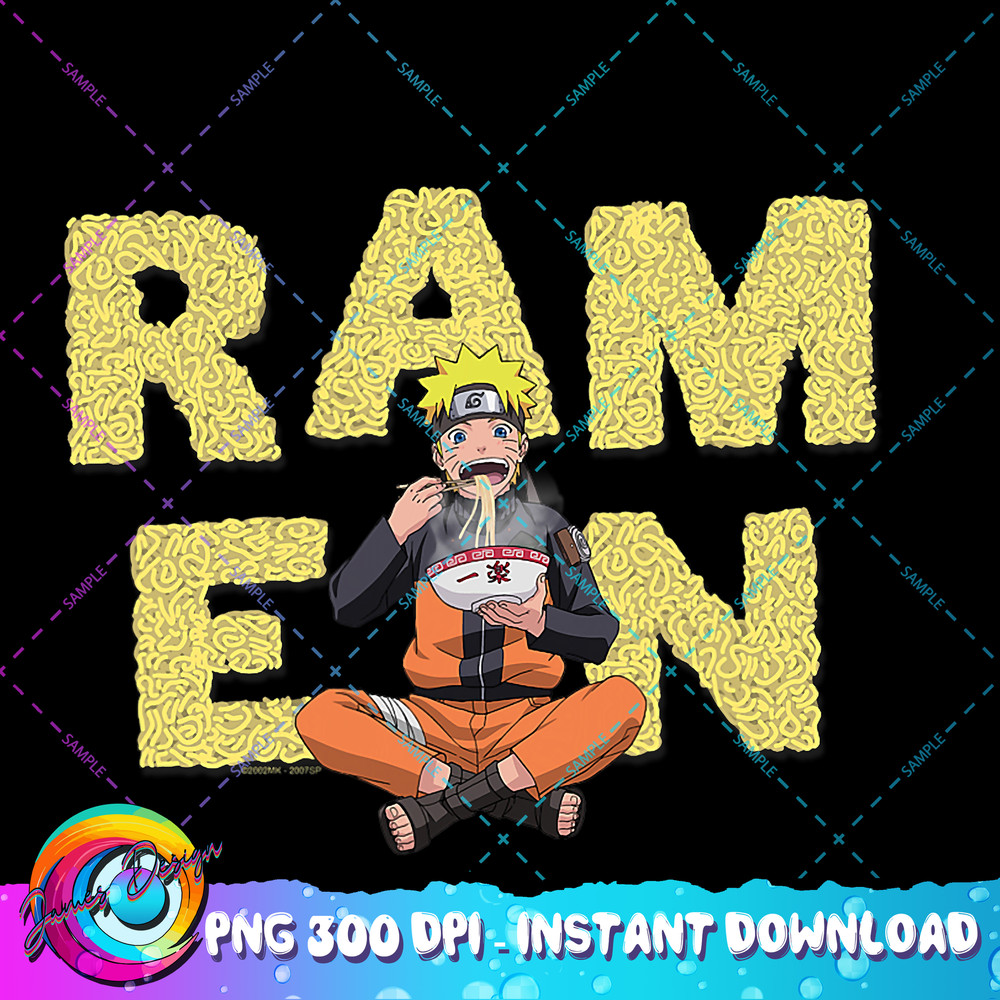 Naruto Shippuden Ramen Noodle Letters PNG Download.jpg