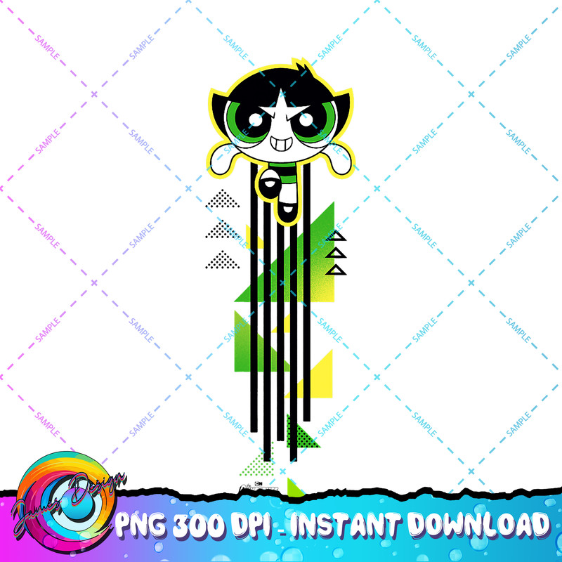 The Powerpuff Girls Buttercup Streak PNG Download.jpg