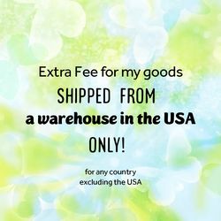 extra fee for goods shipped from a warehouse in the USA