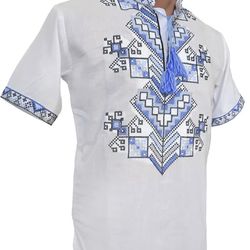 ukrainian embroidery short sleeve vyshyvanka yellow traditional men's embroidered tshirt ukrainian shirt sorochka