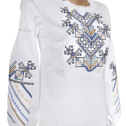 ukrainian embroidery white vyshyvanka traditional women's embroidered cotton blouse tree of life ukraine seller sorochka