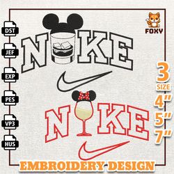 nike princess and prince embroidery design, snow white couple nike embroidery design, disney movie nike embroidery file