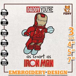dad lego embroidery design, funny cartoon dad embroidery, hot movie father's day design, super dad hero embroidery, inst