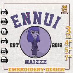 today i feel all the feels inside out 2 embroidery design, inside out 2 embroidery design, ennui embroidery design, inst