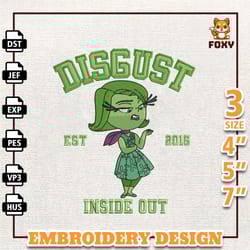 inside out 2 embroidery design, anger embroidery design, today i feel all the feels inside out 2 embroidery design, 05