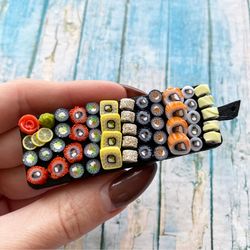 Magnet Miniature Sushi Board Fridge Souvenir