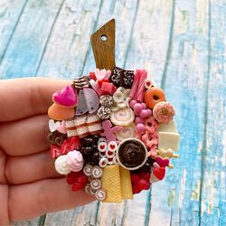 Magnet Miniature Charcuterie Board Valentine's Day Party