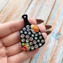 Magnet Miniature Sushi Board Doll Food