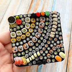 Magnet Miniature Sushi Board Charcuterie Food