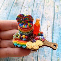 Magnet Miniature Rainbow Dollhouse Board