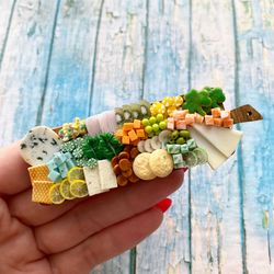 Magnet Miniature St Patrick Day Charcuterie board