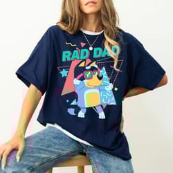 bluey dad comfor color shirt, bluey bingo family comfor color shirt, cool dad club comfor color shirt