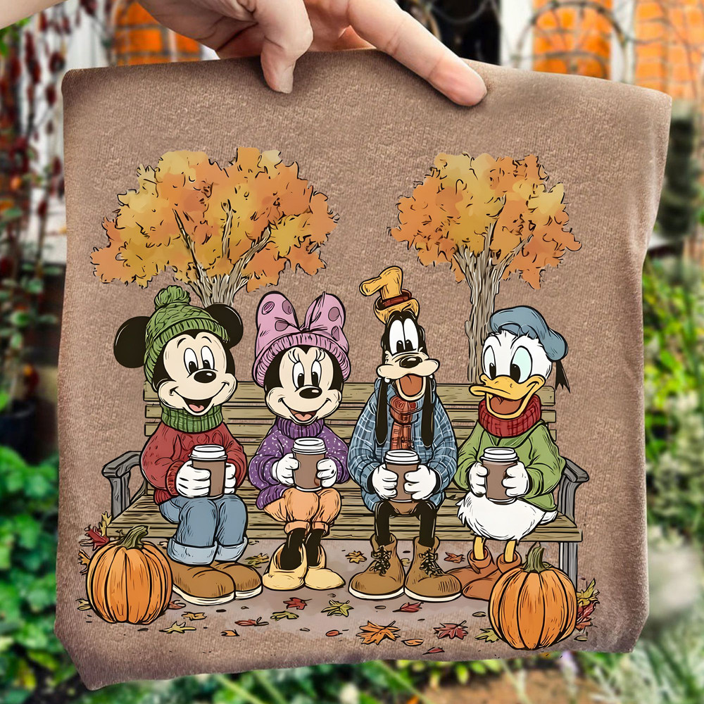 Halloween Mickey And Friends Png Fall Pumpkin Png Autumn Png Fall Girly Png Fall Sublimation Tis Th 4