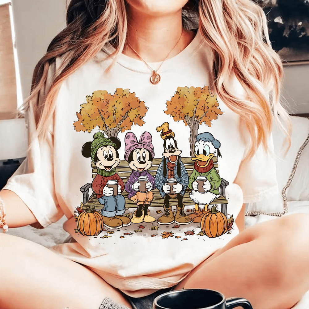 Halloween Mickey And Friends Png Fall Pumpkin Png Autumn Png Fall Girly Png Fall Sublimation Tis Th 7