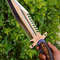 13 Inches J2 Steel Handmade Hunting Bowie Knife 0
