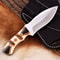 Custom Handmade J2 Steel Hunting Knife Bone Handle Camping Knife Survival Tool Hunting Knife Fathers Day Gift Gif 1