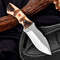 Custom Handmade J2 Steel Hunting Knife Bone Handle Camping Knife Survival Tool Hunting Knife Fathers Day Gift Gif 5