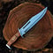 Handmade 18 Rambo Movie Replica Hunting Survival Bowie Knife Fixed Blade Knife With Leather Sheath