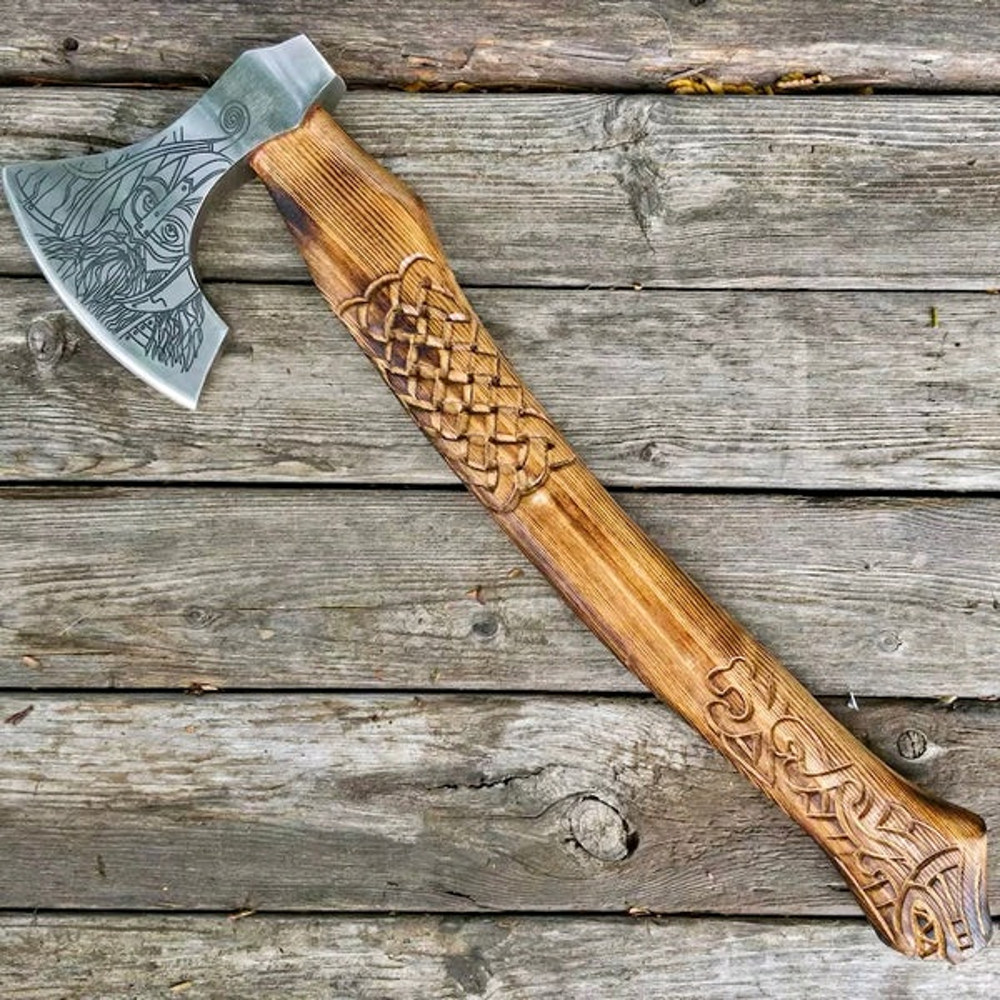 Custom Handmade 19 Viking Throwing Axe 0