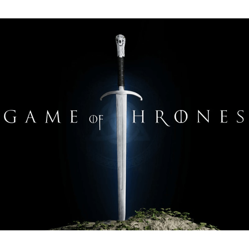 Game Of Thrones Longclaw Sword Of Jon Snow High Carbon Steel Sword Wall Decor Collector Display 0