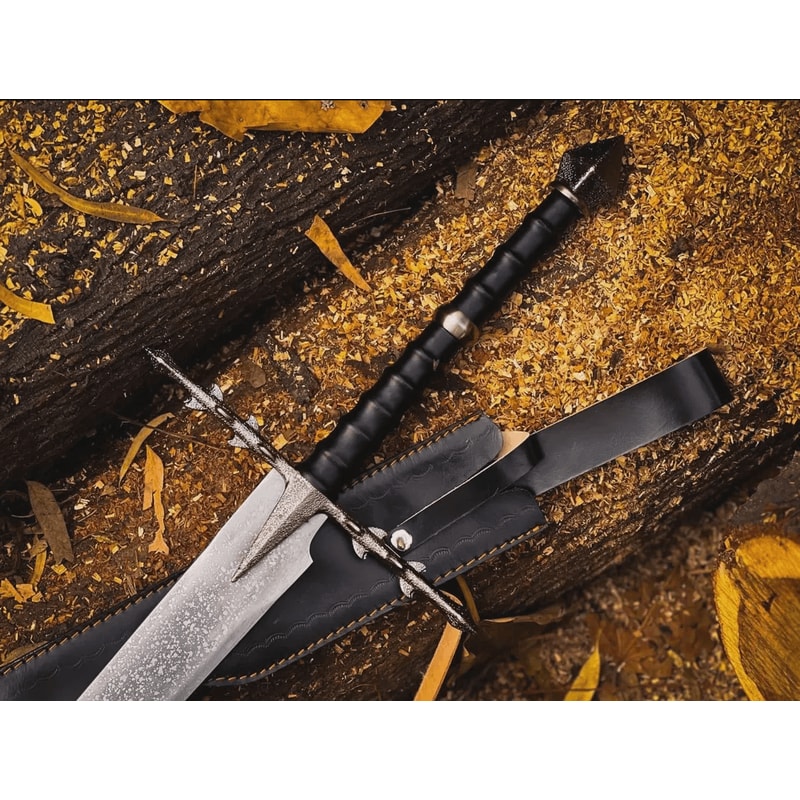 Ringwraith Sword Nazgul Lotr Sword Replica With Leather Sheath 0