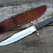Handmade D2 Steel Bowie Knife Buffalo Horn Handle Leather Sheath Hunter Gift Husband GIFT 2