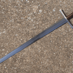 custom hand-forged steel dagger sword – 40 inch medieval renaissance display sword