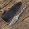 Custom Made Damascus Steel Full Tang Hunting Knife Camping Knife With Sheath 2
