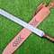 Handmade Damascus Steel Roman Gladius Sword 38 Inch Collector Blade With Leather Sheath Medieval 1
