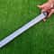 Handmade Damascus Steel Roman Gladius Sword 38 Inch Collector Blade With Leather Sheath Medieval 3
