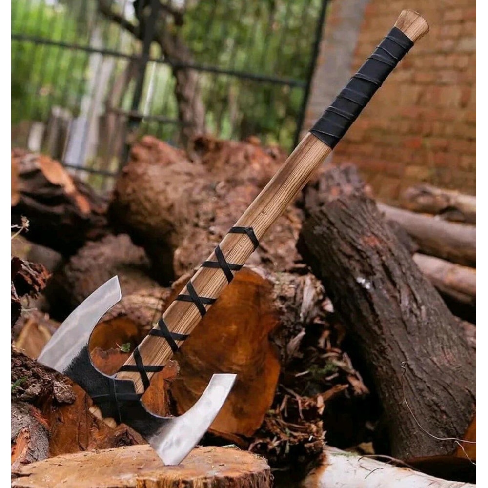 Medieval Throwing Axe Impressive Norse Fantasy Display Gift For Him 1