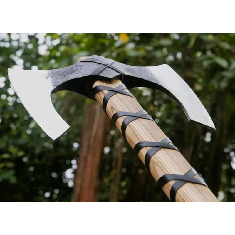 Medieval Throwing Axe Impressive Norse Fantasy Display Gift For Him 6