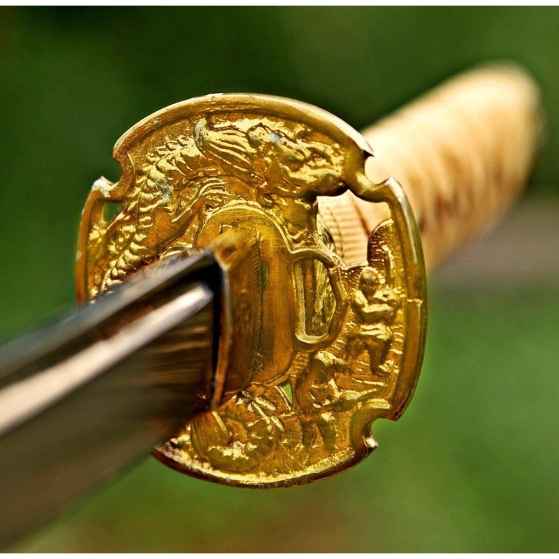 Monogram Custom Japanese Katana Personalized Engraved Samurai Sword 4