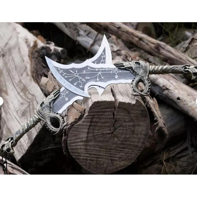 God Of War Blades Of Chaos Axe Set Cosplay Replica Gift For Him Christmas Or Anniversary Gift 1
