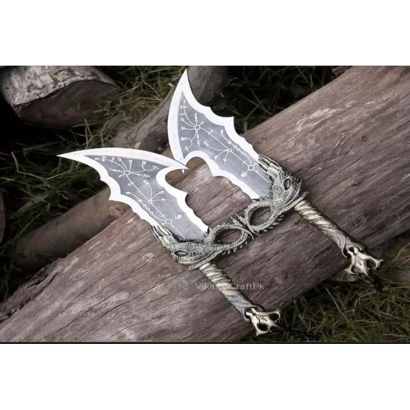 God Of War Blades Of Chaos Axe Set Cosplay Replica Gift For Him Christmas Or Anniversary Gift 7